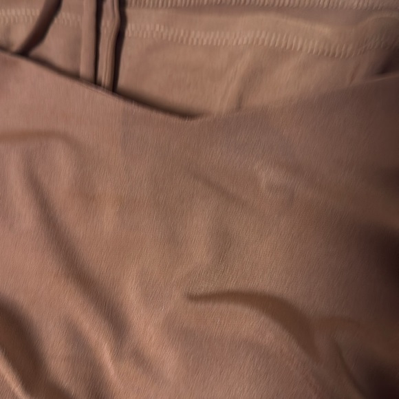 Honey and rosie side cinch slit hem dress brick color bodycon style - Picture 5 of 8